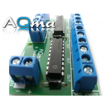 Płyta AQmaB Doser Six DIY KIT, umożliwia sterowanie sześcioma urządzeniami na prąd stały (max 30V, 1A).